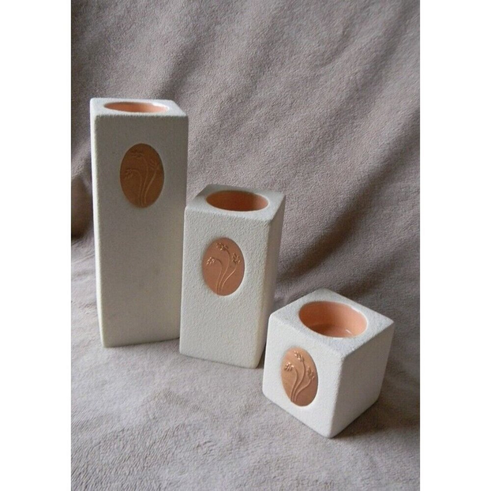 PARTYLITE MEDALLION TEALIGHT TRIO P7201 BRAND NEW IN BOX